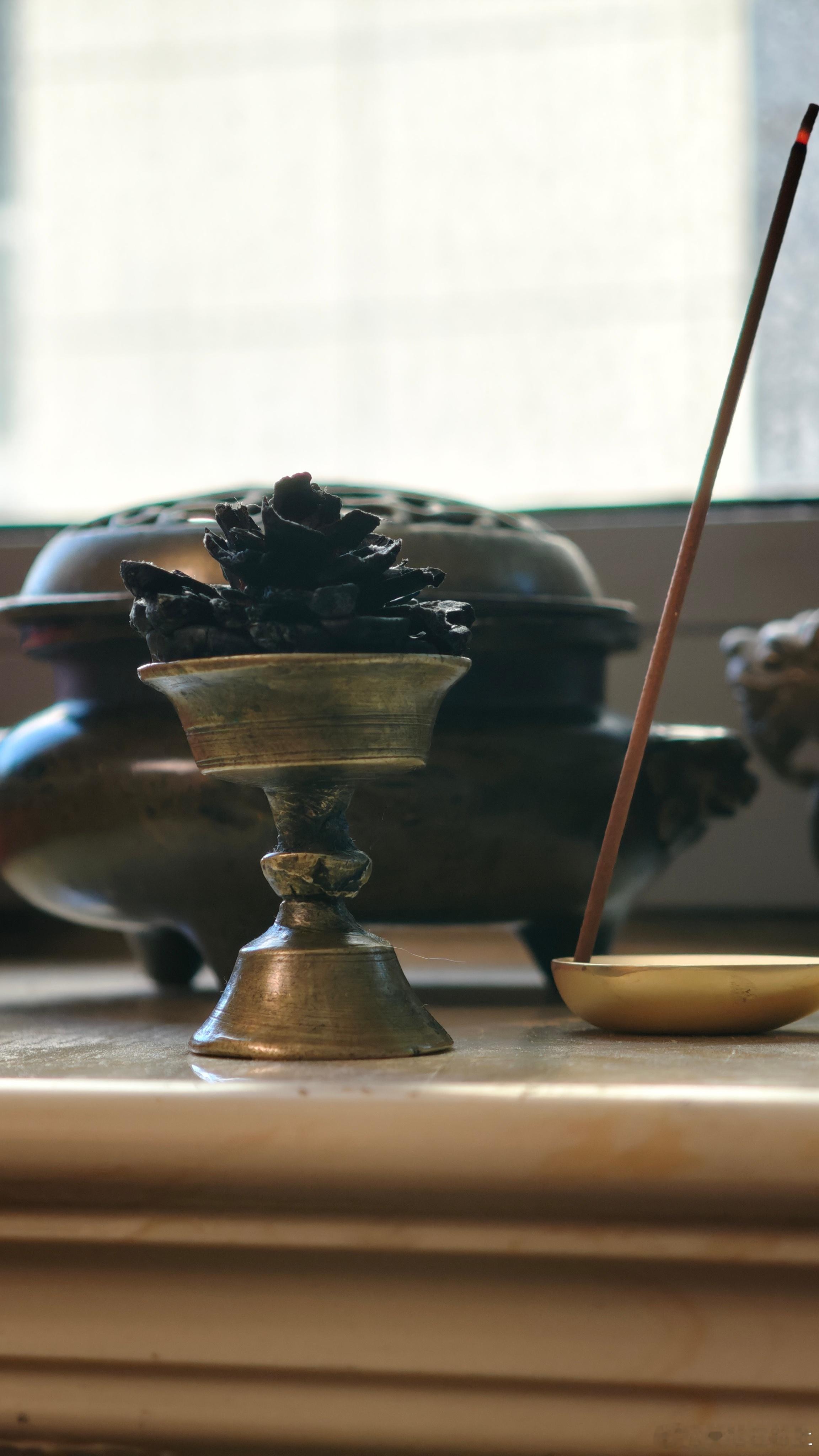 昨天保养了一下这些铜具没有破坏性的清洁纯纯的是用原始方法看完挺舒服的我的日常pl