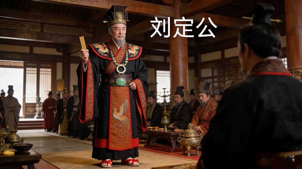 周室孤臣刘定公 守礼忧民 乱世撑周室残灯
 
周朝时期 周灵王的大臣（刘定公）一