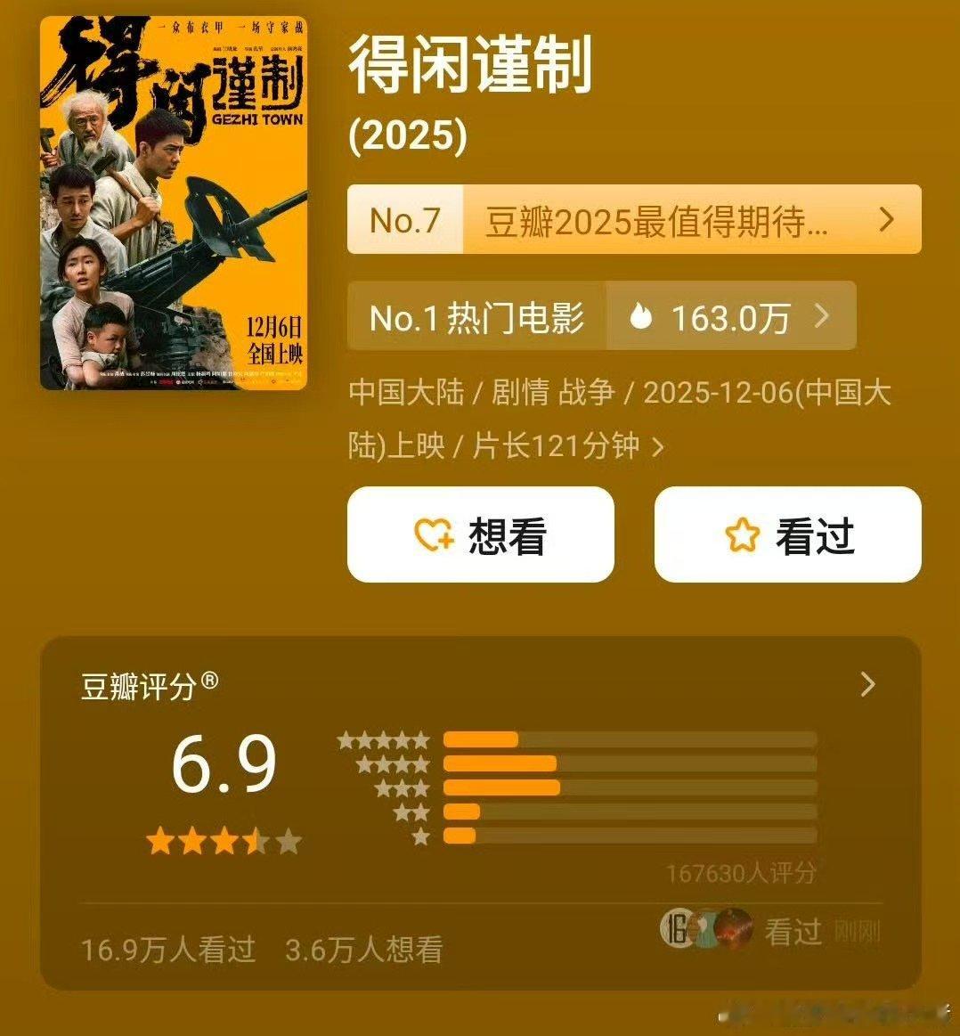 得闲谨制6.9豆瓣开分 得闲谨制6.9开分得闲谨制6.9开分 