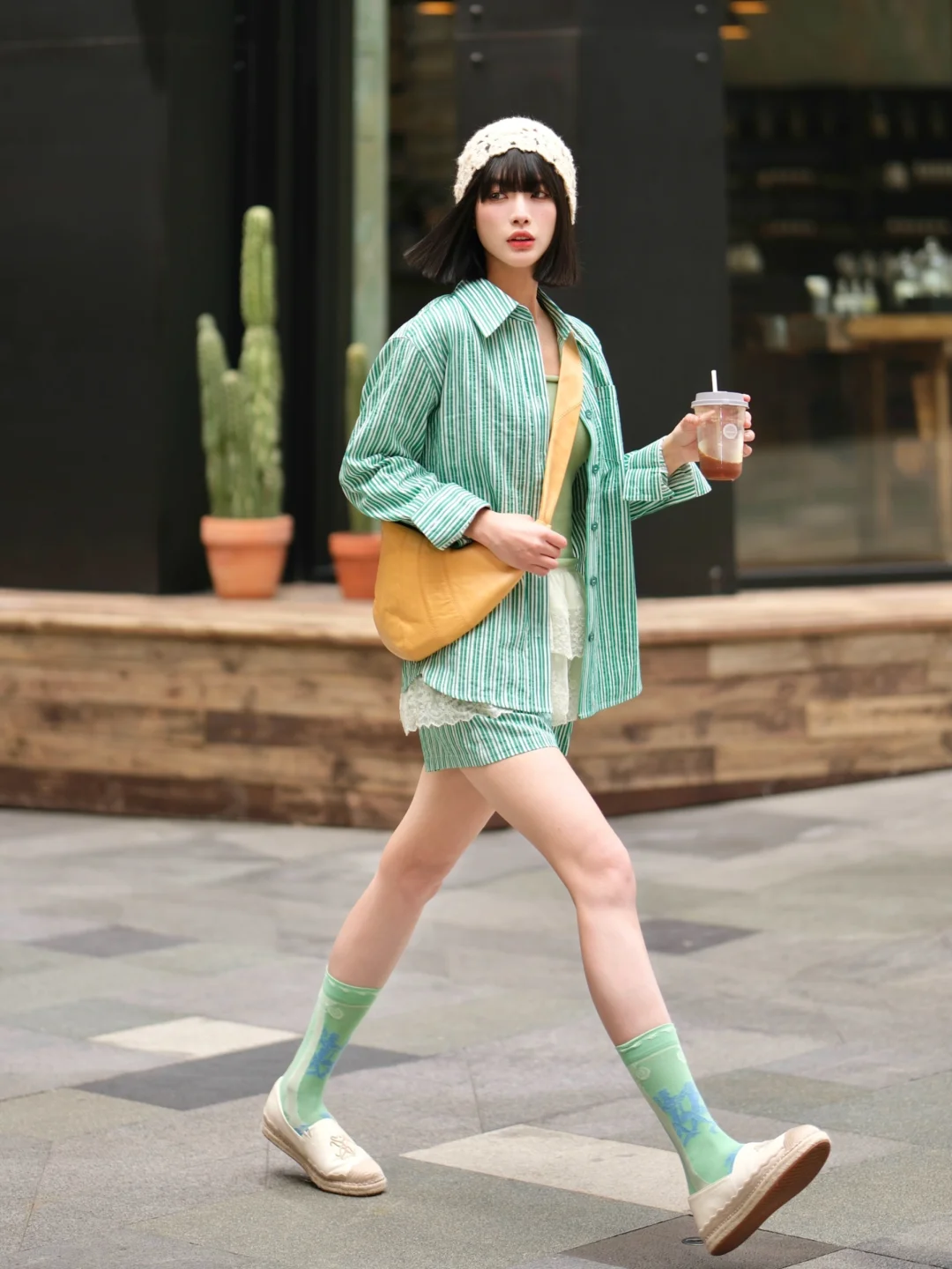 一抹显白绿🍃大步朝春去☀️