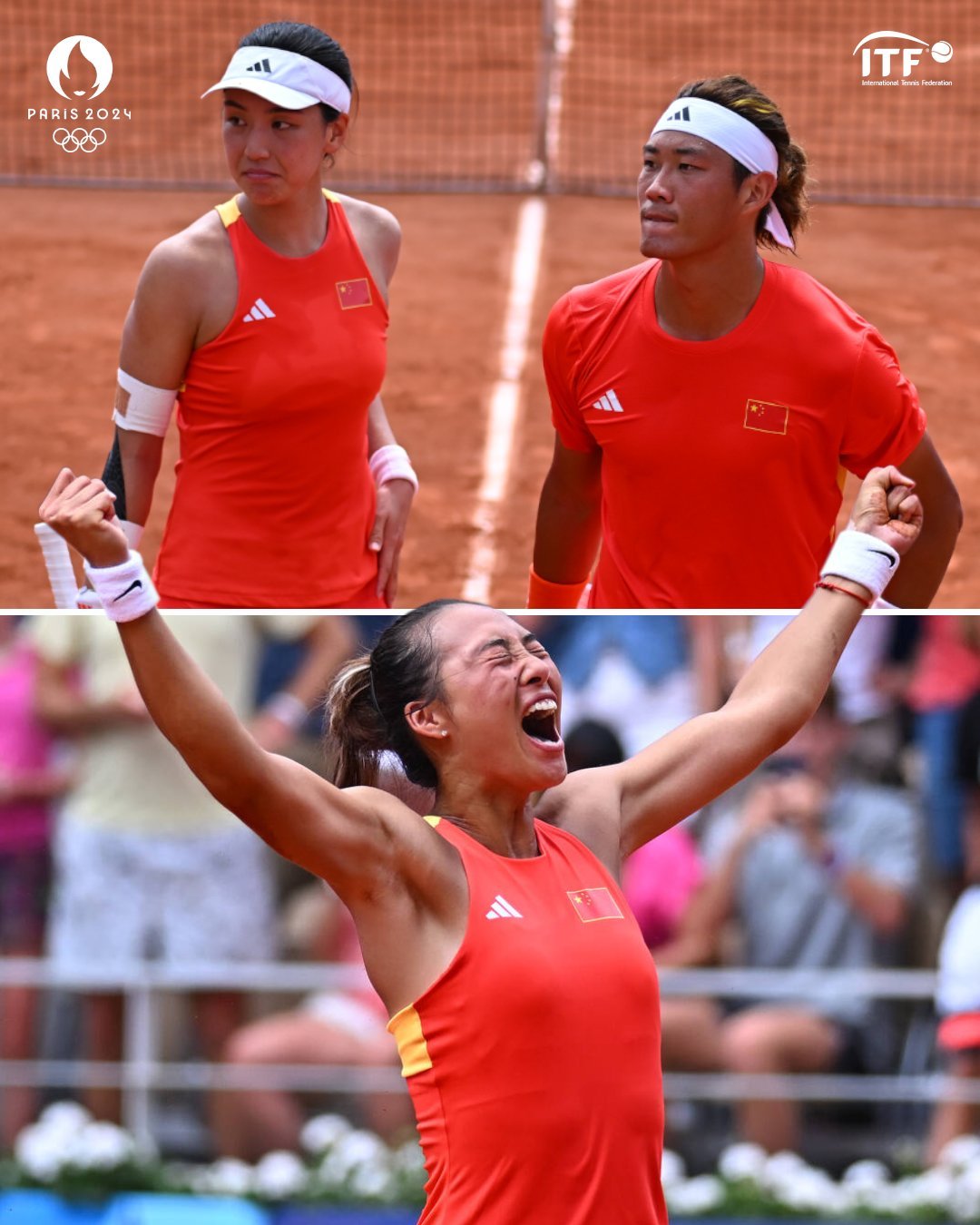 #2024年巴黎奥运会# 中国球迷最关心的两场网球决赛对阵出炉🔥🔥🔥混双决