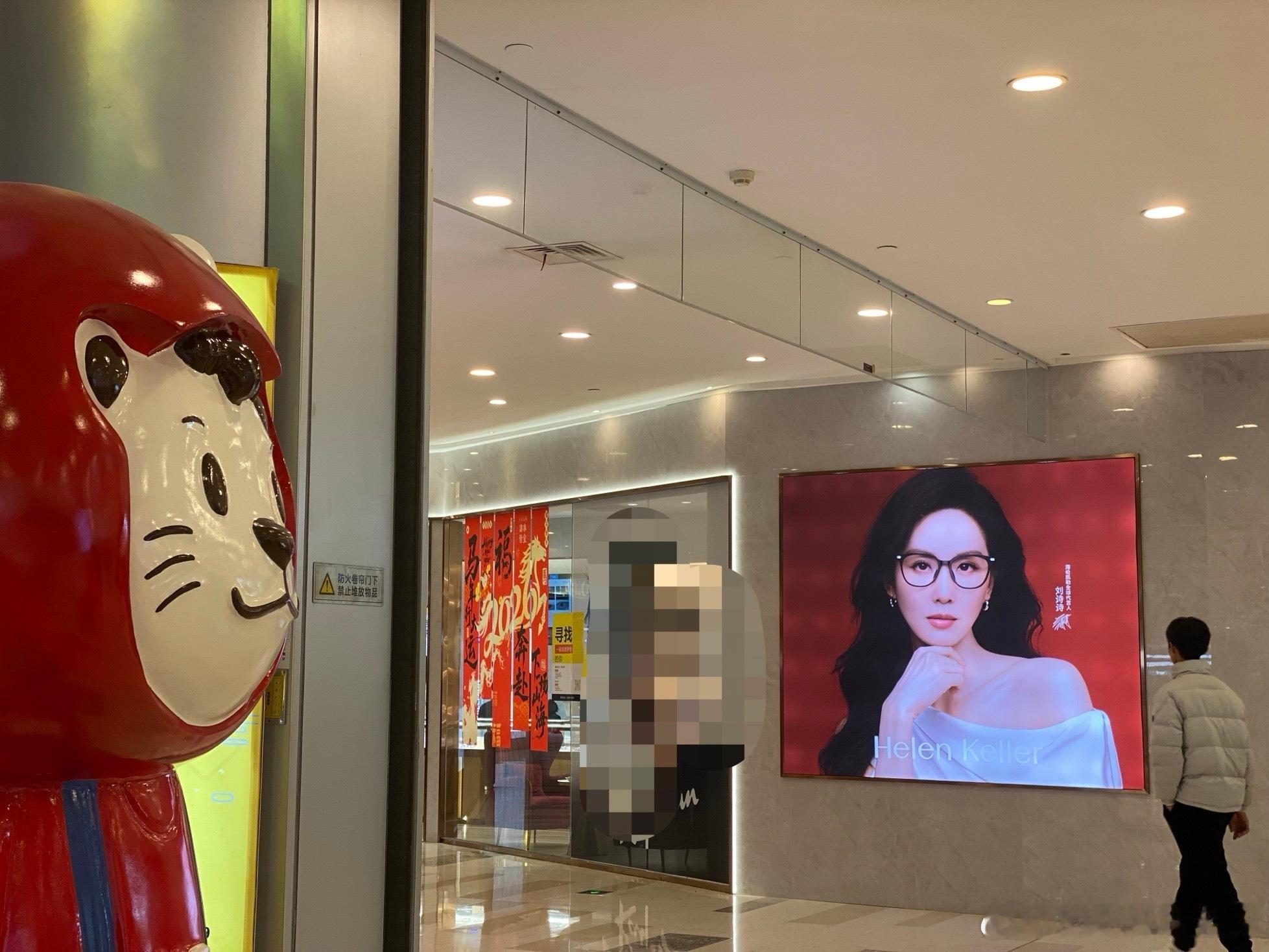 刘诗诗海伦凯勒眼镜地广刘诗诗海伦凯勒全球代言人