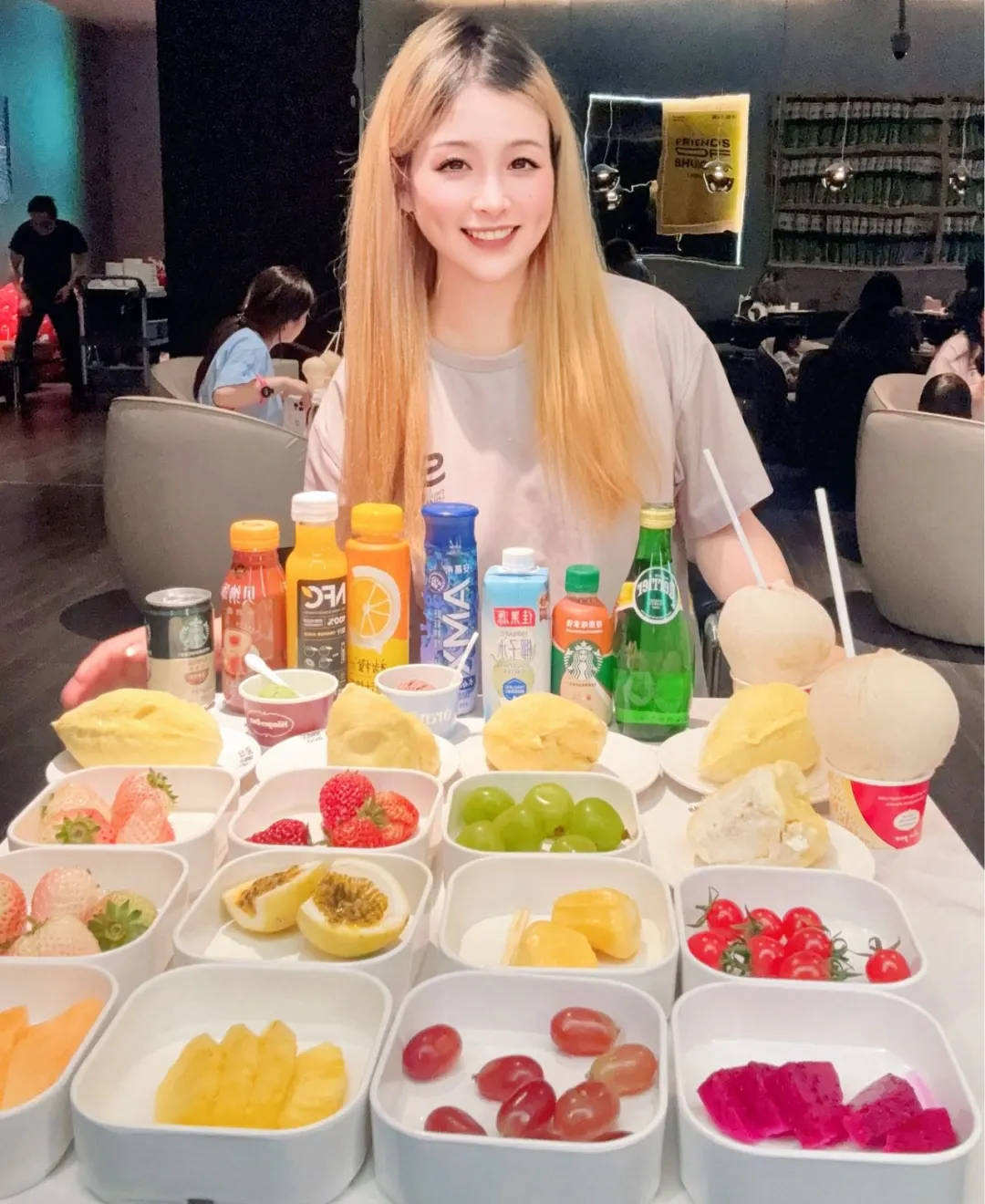 上海水裹汤泉（五角场店）在这里实现了榴莲