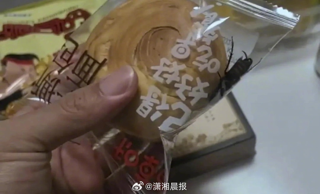 【#消费者回应百草味面包里有活蟑螂#，#消费者称面包袋里的蟑螂咬开口子溜了#】1