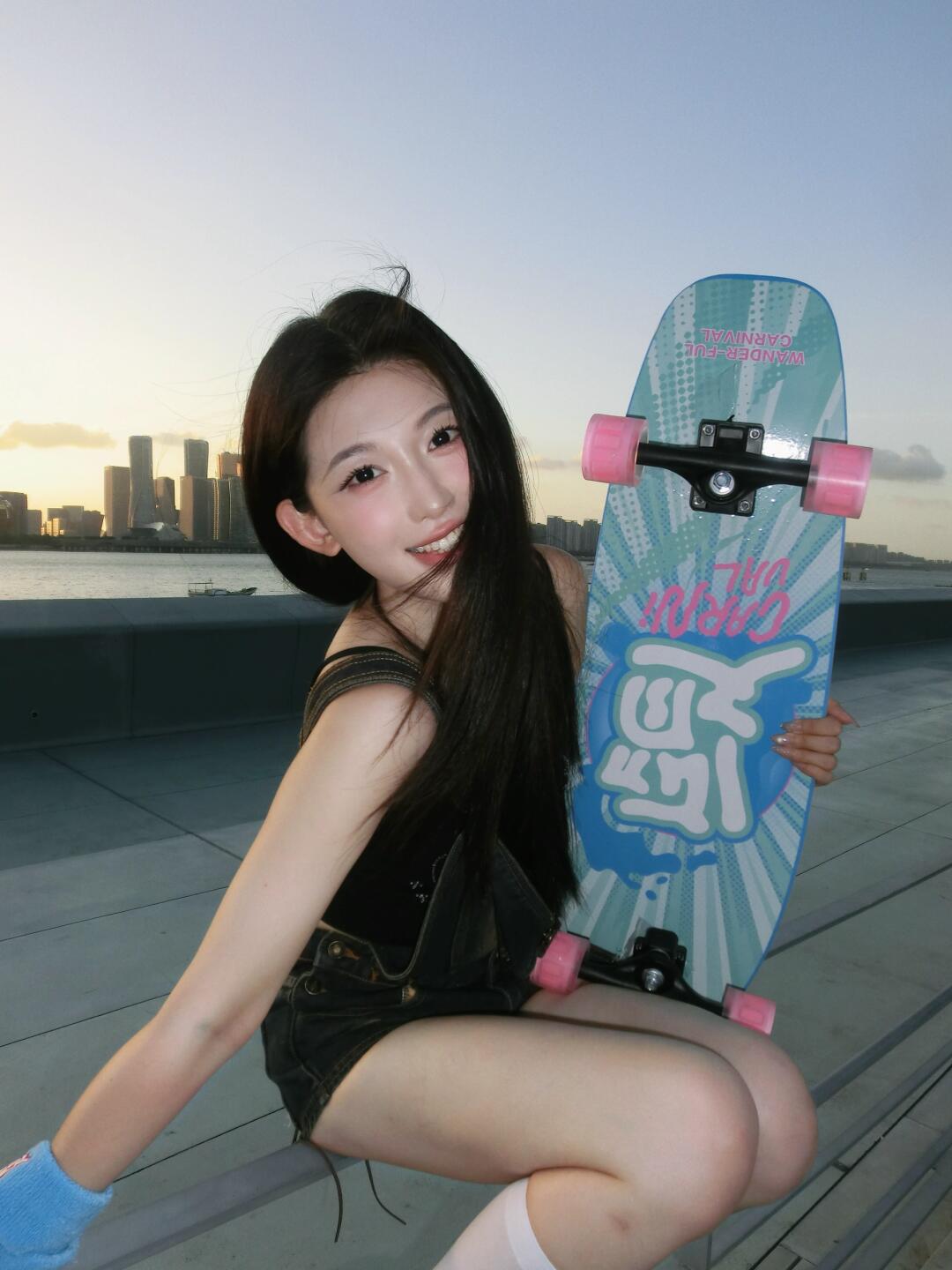 遛遛生活6.0🛹夏日 江边 滑板 晚风
