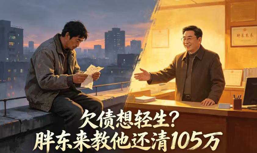 从想轻生到还清105万：一个男人被胖东来“救活”的故事
105万外债，两次站上楼