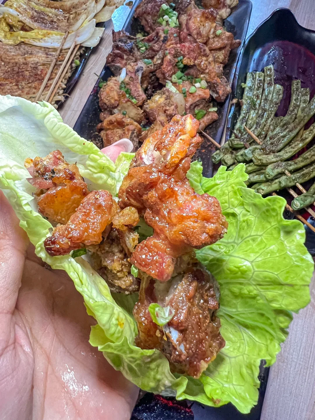 在东莞！！探鲜烧家的新疆羊肉串好好吃🤤