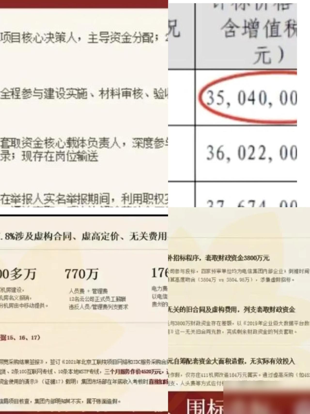清华毕业生实名举报央企高管：

13天完工报3万人日，

套取3800万财政资金
