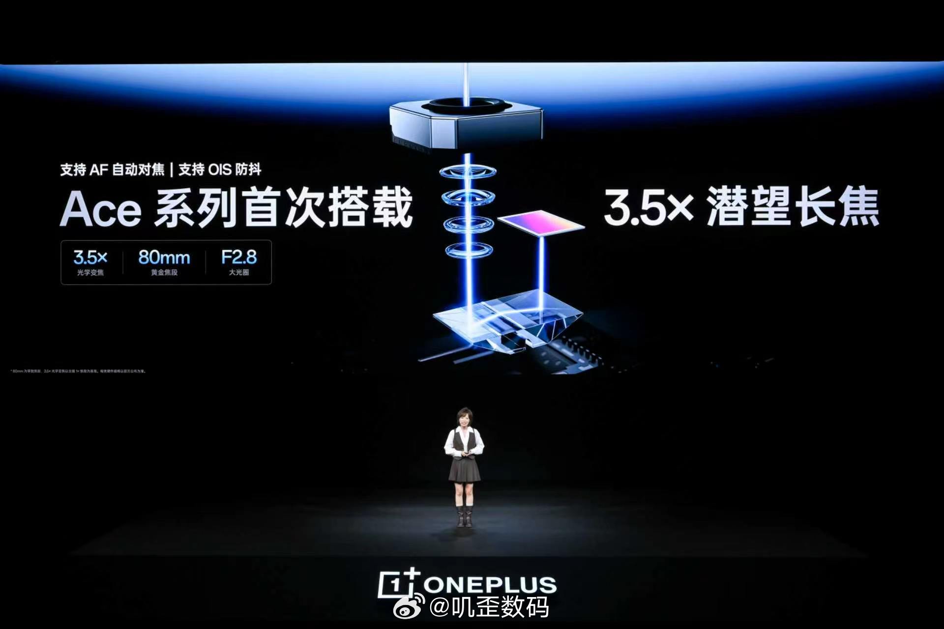 一加 Ace 7 Pro配备2 亿像素超光影主摄，搭配3.5 倍5000万像素潜