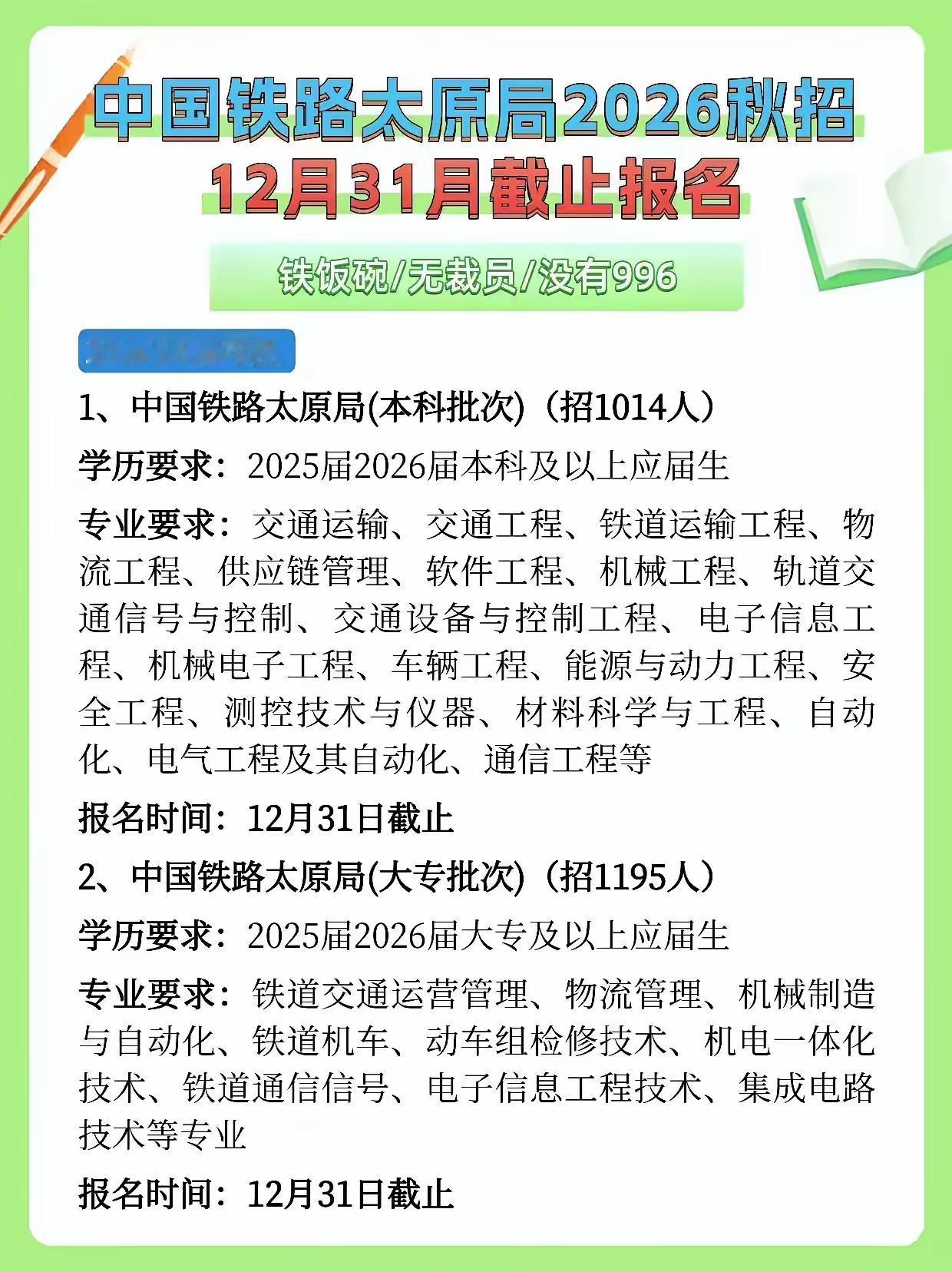 学历是就业的敲门砖！
每年央国企大公司招聘
招聘岗位要求本科以上
、研究生、博士