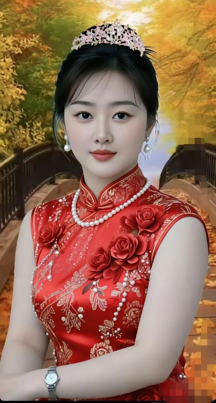 穿旗袍的美女显得高贵