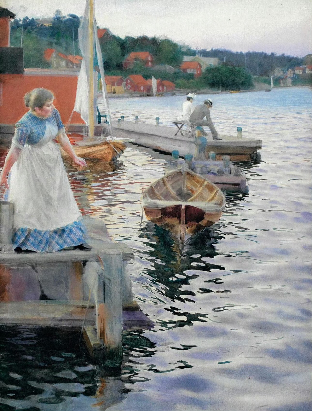 艺术家佐恩Anders Zorn (1860-1920) 的作品佐恩是技巧完备度