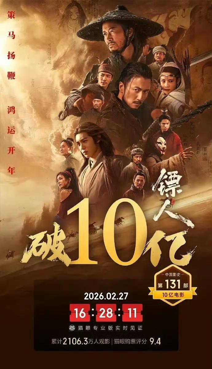 谁在为《镖人》买单？袁和平的招牌，还是吴京的流量？
 
《镖人：风起大漠》票房破