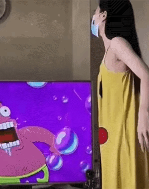 装的最像“海绵宝宝”的小姐姐，绝对没有之一。