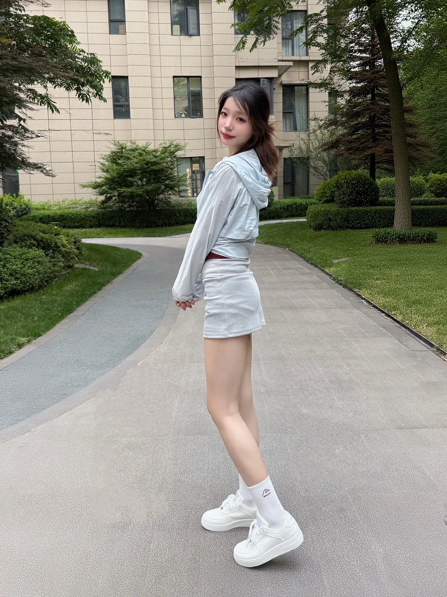 女大穿搭日常 长腿欧尼 青春女大穿搭 少女感夏日ootd 日常校园穿搭