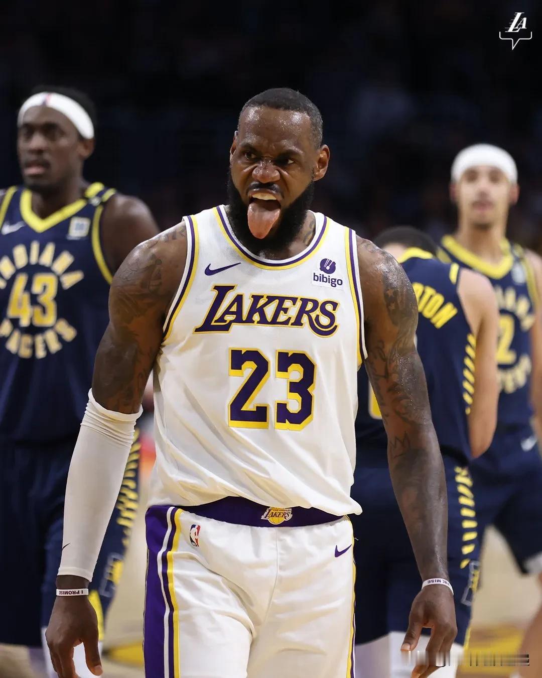 在一场 295 分的比赛中，湖人队在洛杉矶击败了步行者队。

湖人队得分 150