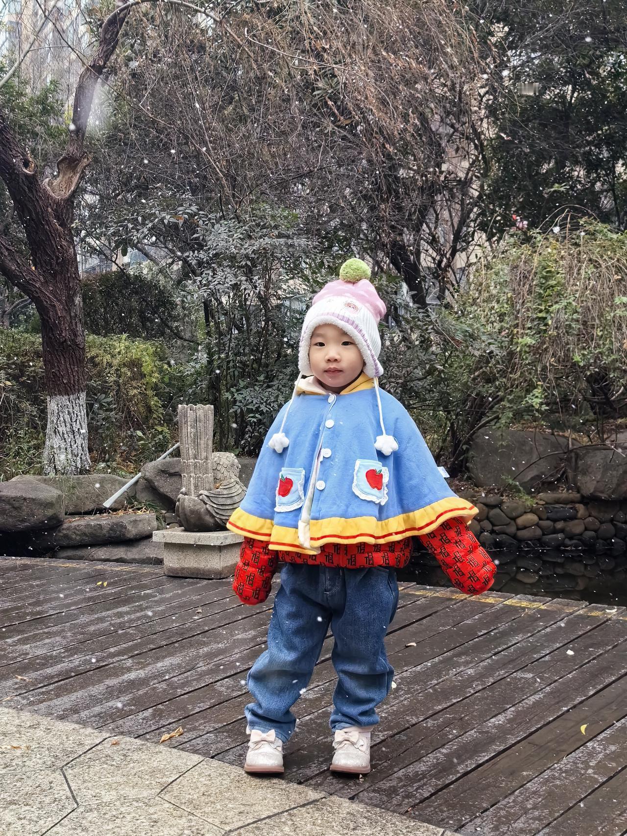大雪中的从容