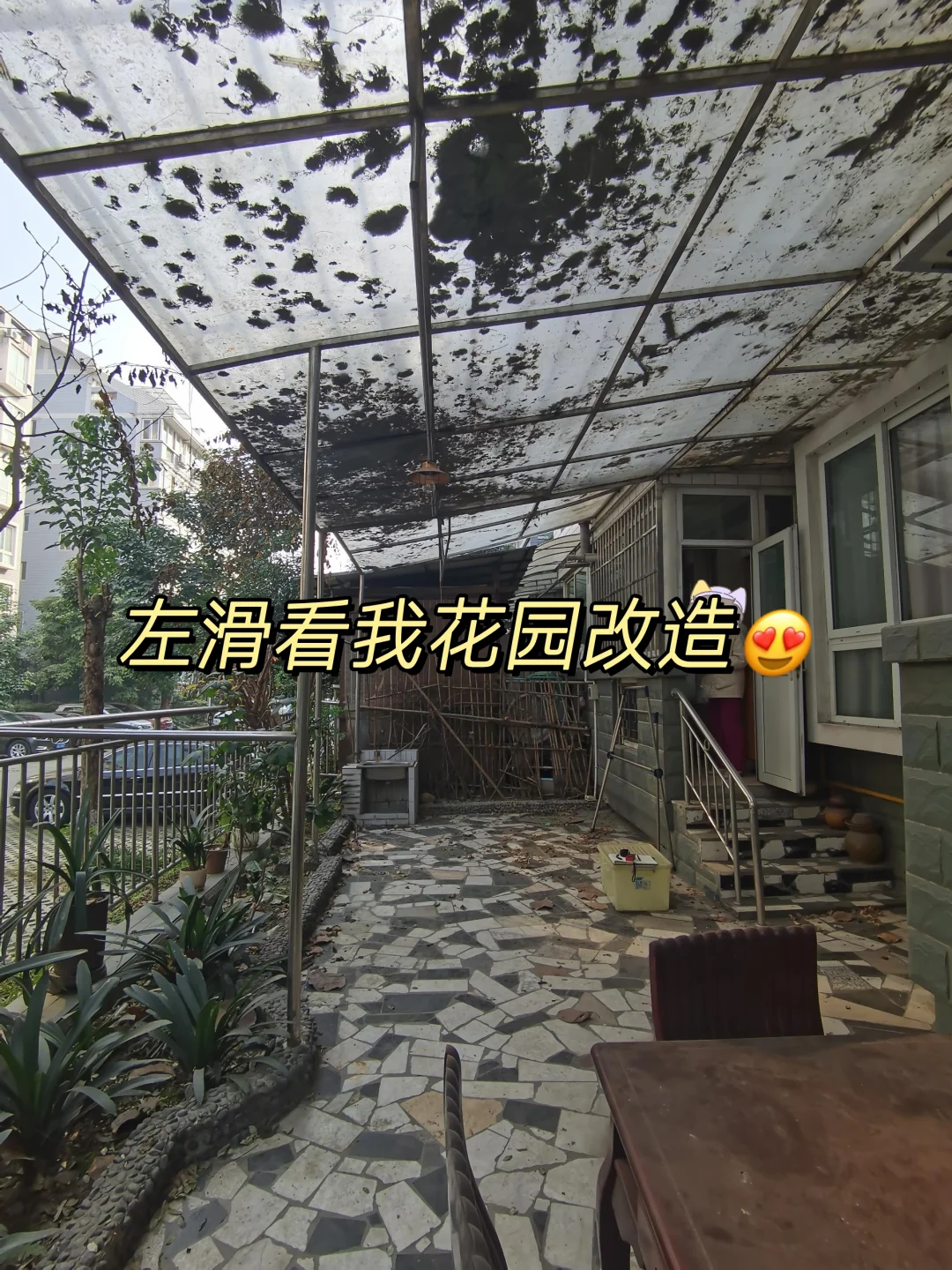 家里人不让买一楼，但破旧花园改造后...
