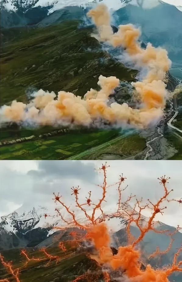 终于懂了，蔡国强死磕在喜马拉雅山炸烟花的背后，藏着不为人知的缘由。早在1989年