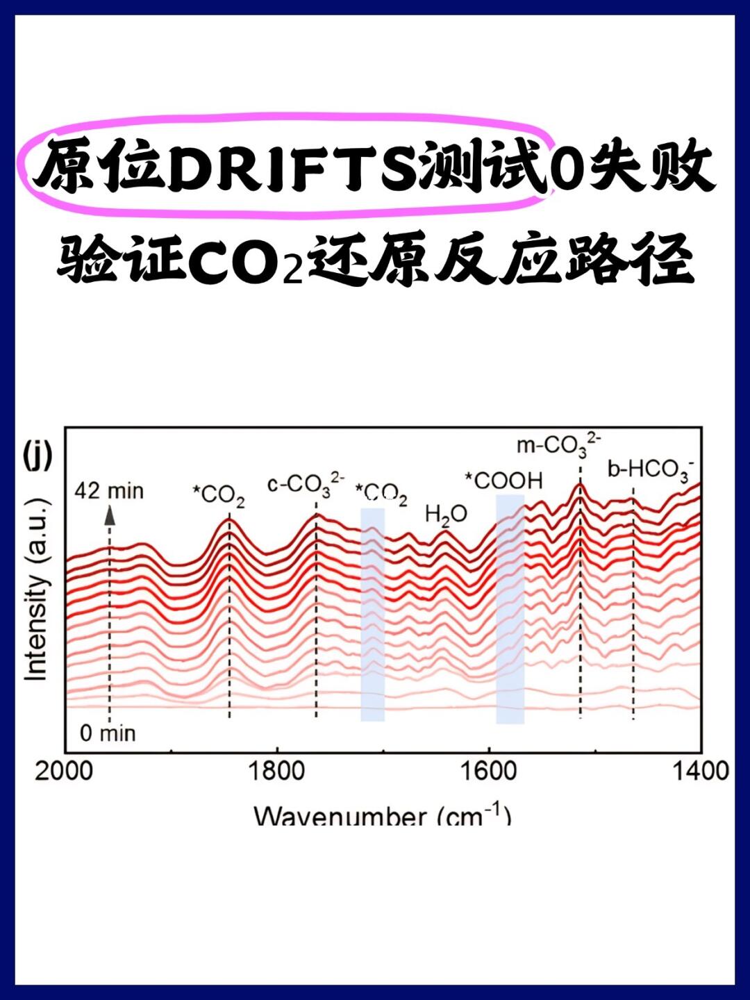 DRIFTS测试0失败，验证CO₂还原反应反应路