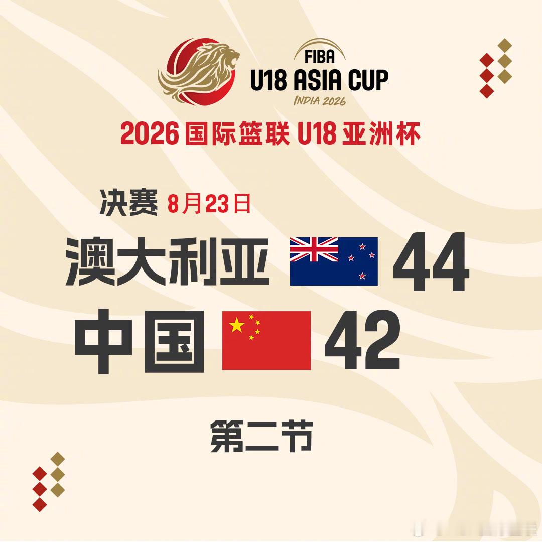 2026FIBAU18亚洲杯 第🔟比赛日决赛 🇨🇳中国队vs澳大利亚队🇦