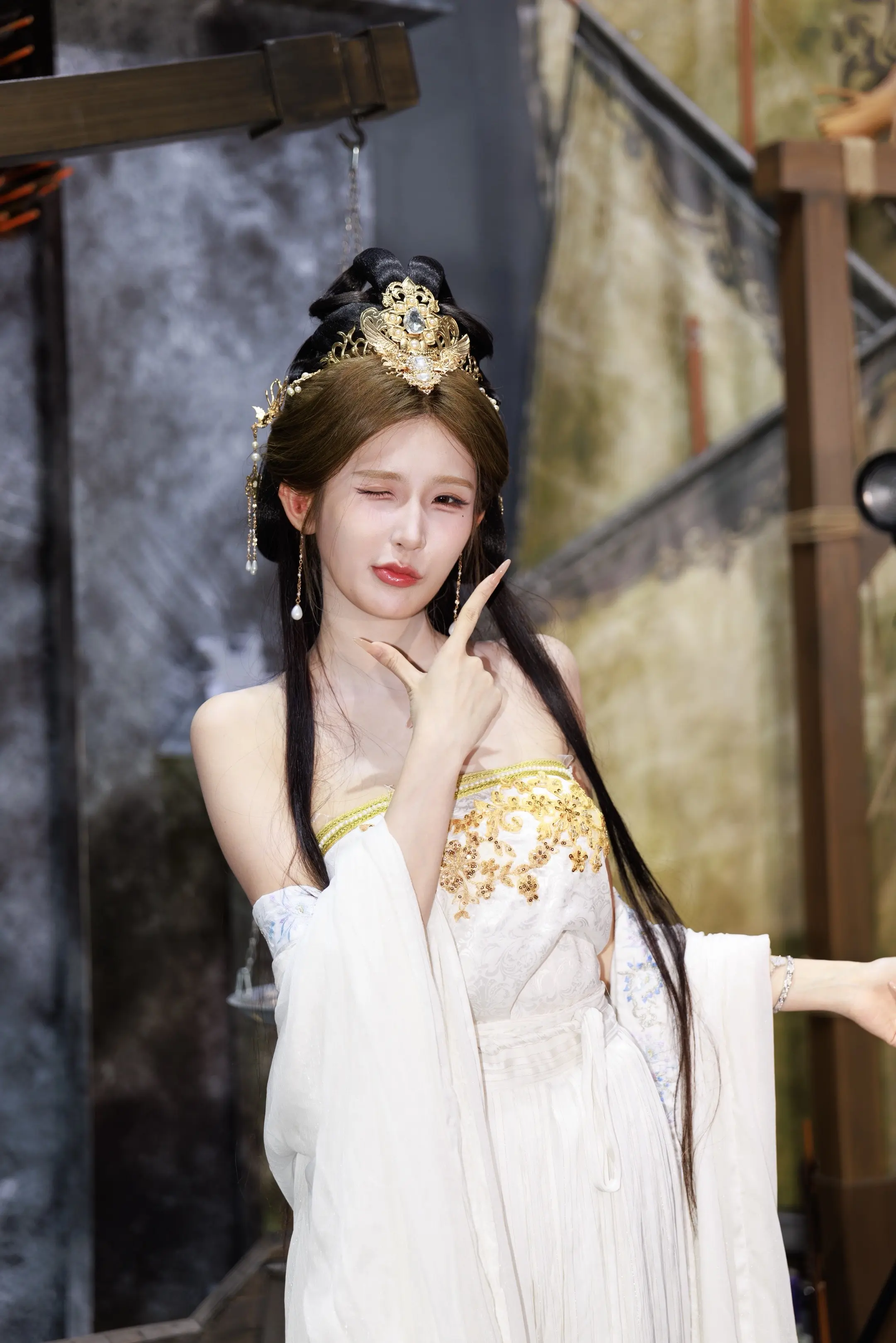 韩国美女cos洛神。