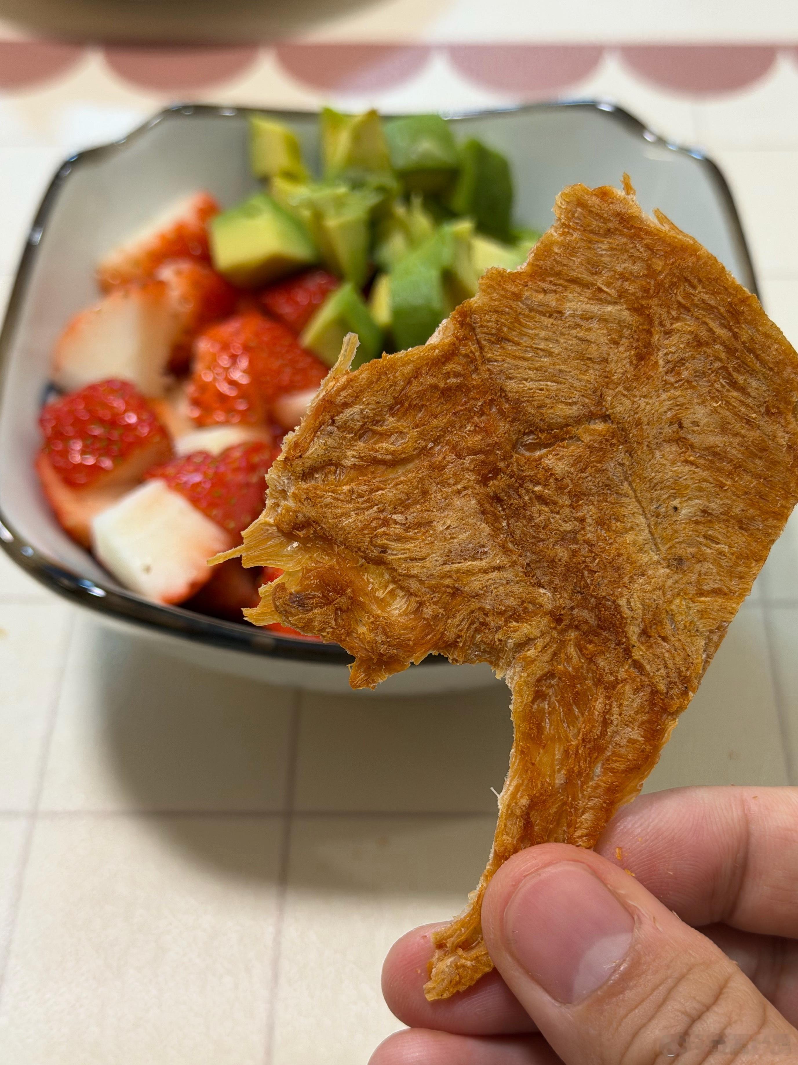 继续减脂餐，第一次吃，居然还有鸡胸肉干