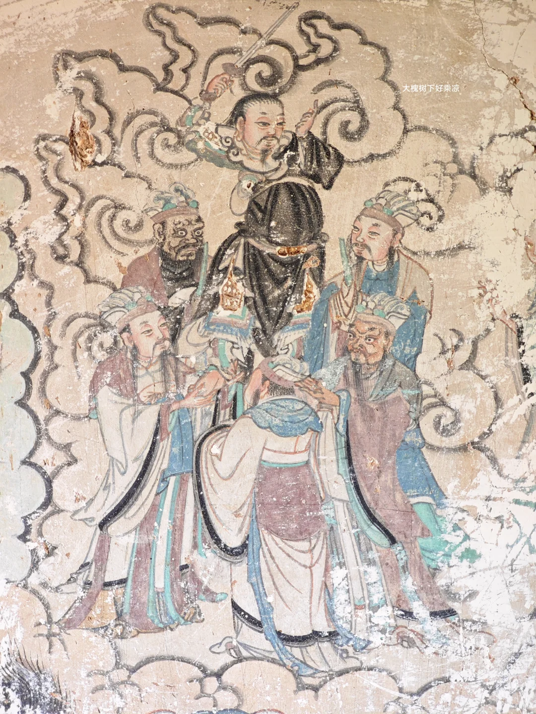 《五龙捧圣》真武大帝在武当山苦修42年，农历九月初九，即将功德圆满。紫...