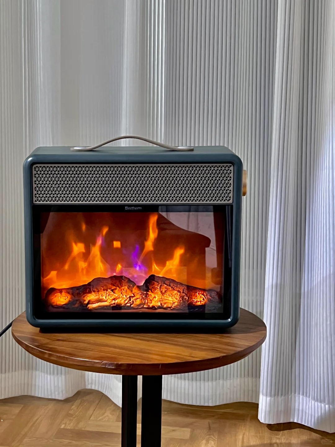 ✨治愈寒冬，好爱这复古风电暖炉