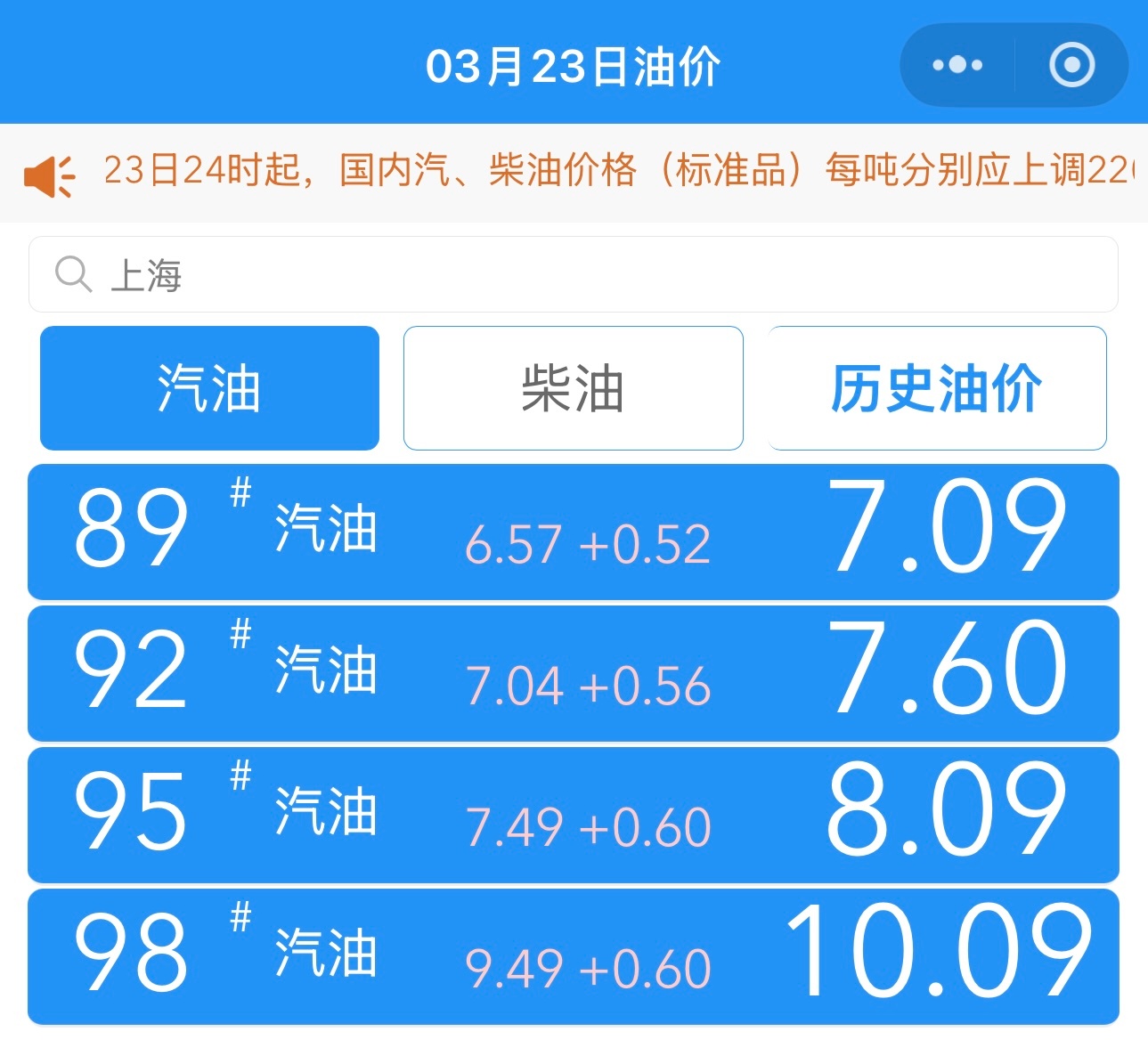 对国内成品油价格采取临时调控国家出手稳定局面现在只想说一句：咱妈NB！