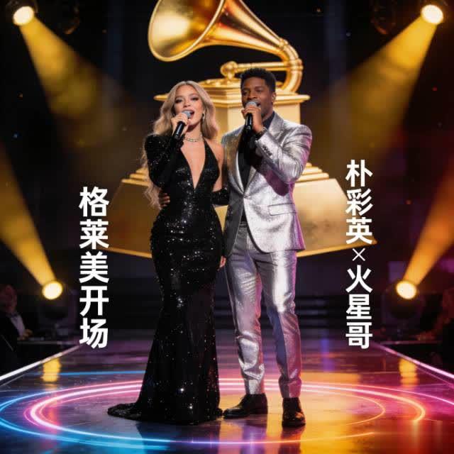 格莱美开场封神！朴彩英×火星哥，不止是舞台，更是亚洲音乐的高光时刻
 
第68届