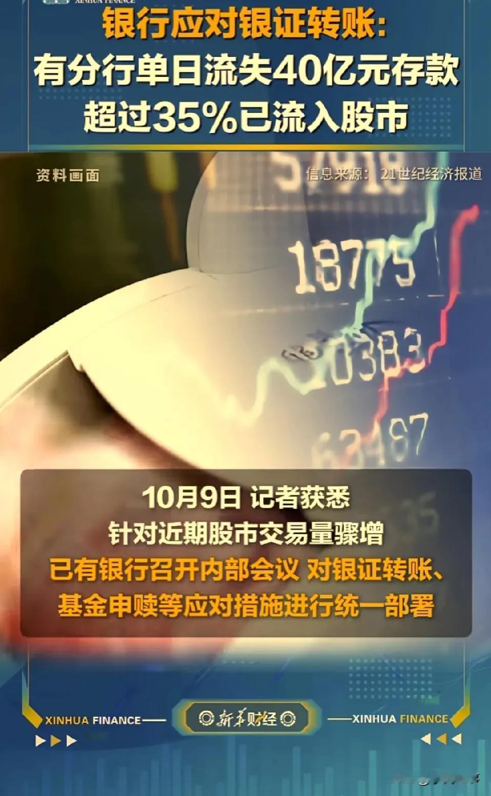 风暴席卷金融界！银行资金上演“大迁徙”奇观！假期尾声，一银行惊爆40亿巨额资金瞬