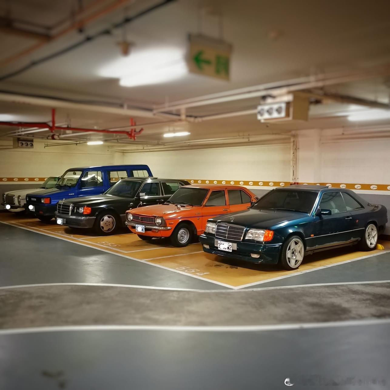 #台湾老车#哎呦這個地下車庫很有料[酷] ​​​