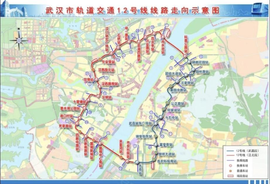 好消息，修建了快8年的武汉12号线地铁墨水湖公园到青山钢都花园段开始试运行了，试