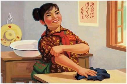 一个时代的印记「5」向雷锋同志学习
#旧书旧画# #旧影旧照# #宣传画·年画#