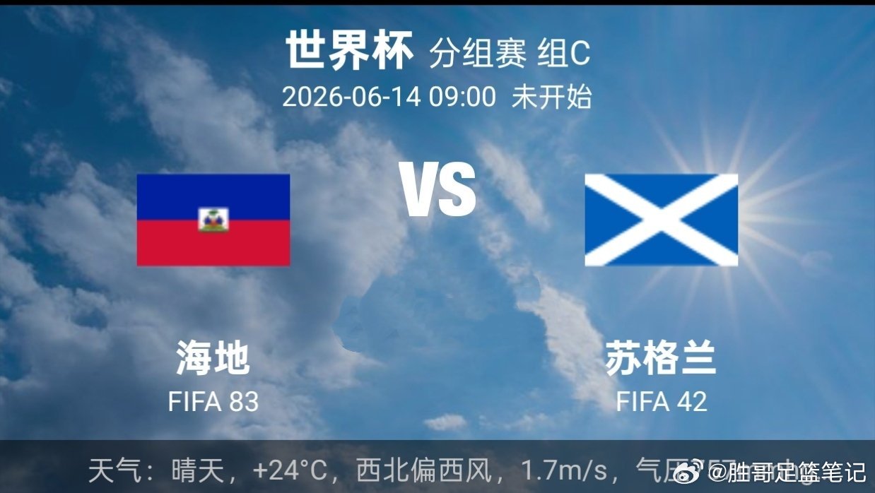  FIFA排名上苏格兰位列第42位，海地 仅排第83位，名次相差41位;身价鸿沟