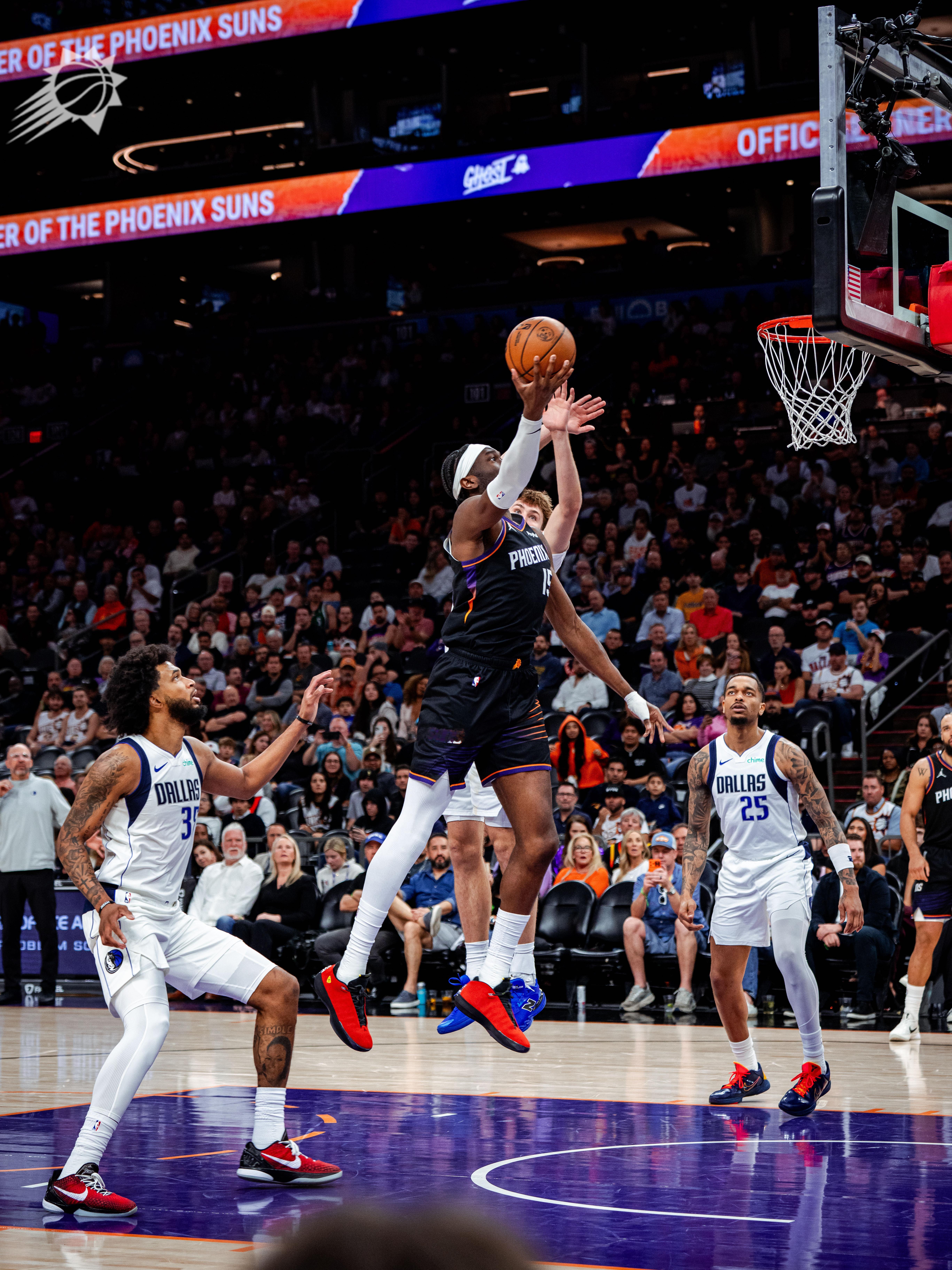 最后3分半｜决胜时刻！目前太阳领先10分菲尼克斯太阳 ｜旭日东升 ｜独行侠vs太