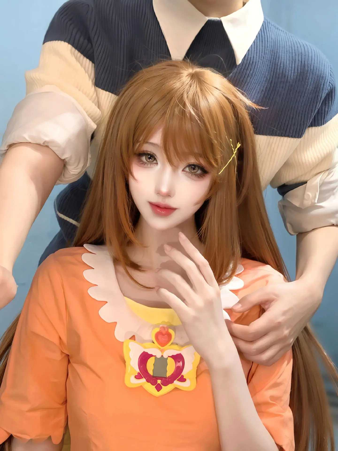 “我和小蓝的关系可密切了”