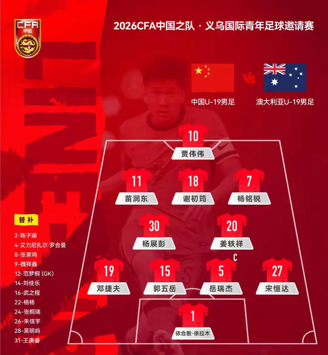 U19国足1-0掀翻澳大利亚！3支国足2胜1平！国足门将没收勺子点球国足 在前几