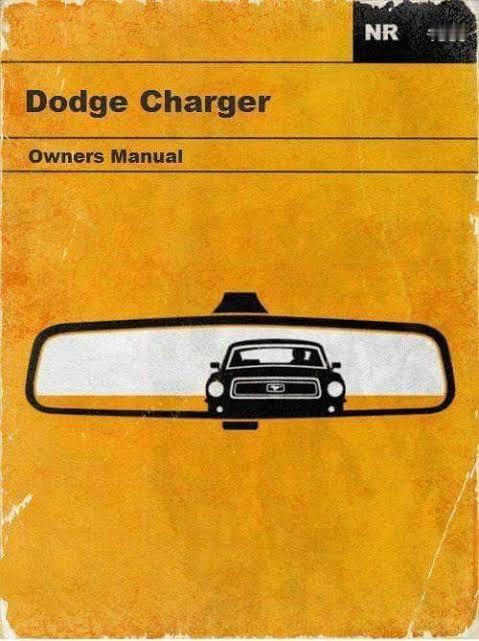 1968道奇Charger车主手册（恶搞的 原版是Bullitt的手册） ​​​
