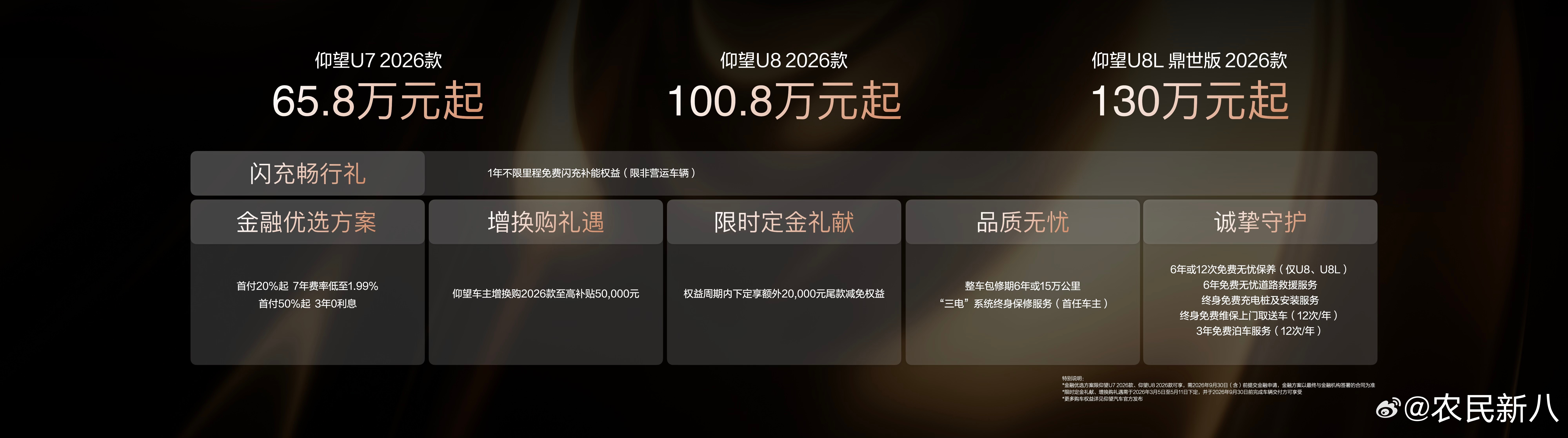 比亚迪官宣新款仰望将首搭第二代刀片电池 纯电续航突破了1000km！2026款 