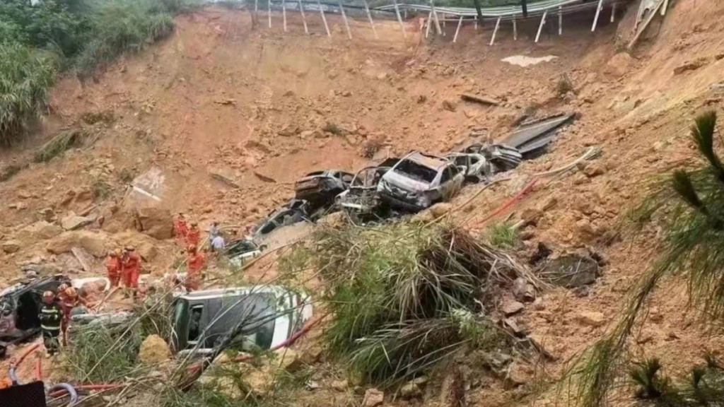 2024年5月1日凌晨2时10分左右，梅大高速大埔往福建方向（梅州市大埔县茶阳镇
