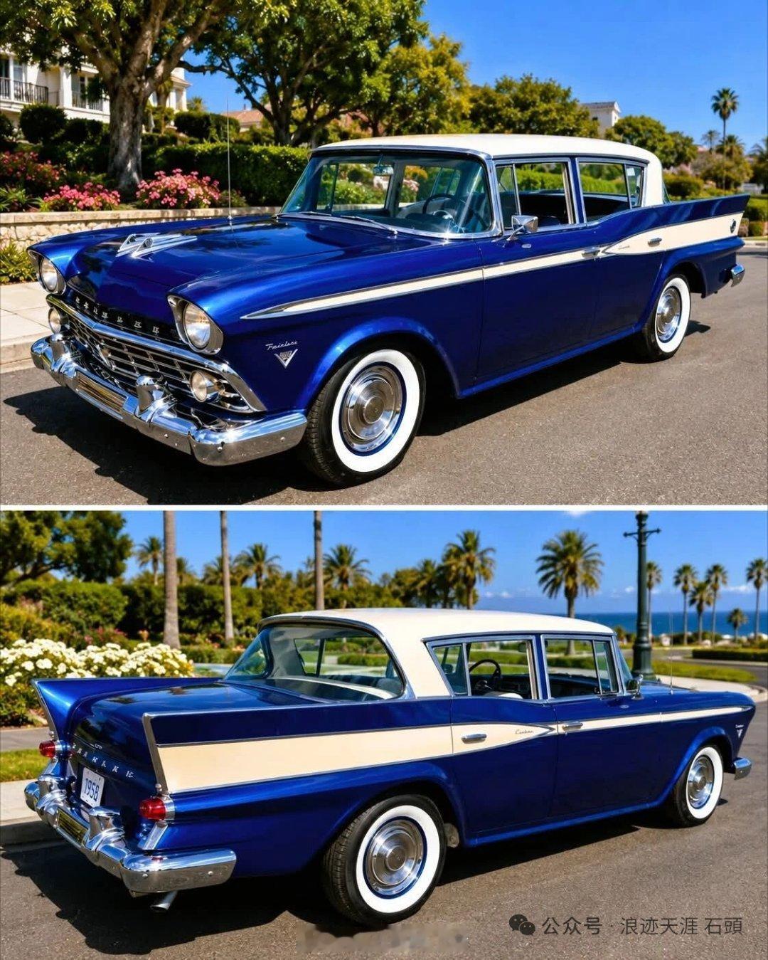 经典老车[超话] 1959年 漫步者 V8。 ​​​