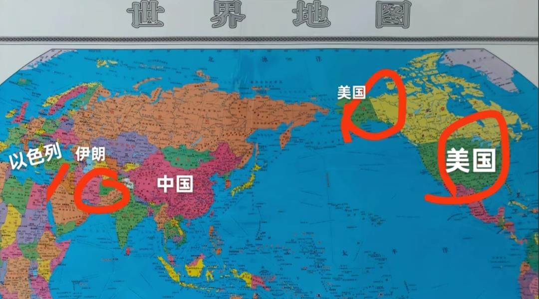 美国位于西半球，地处北美州中部，属于北美洲国家。伊朗位于东半球和北半球，地处亚州