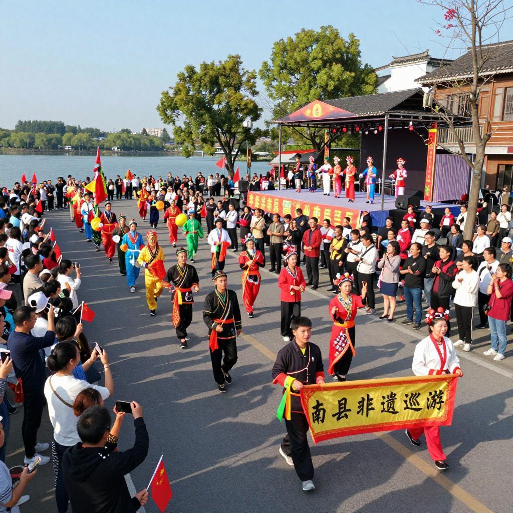 326人非遗天团炸场！南县元宵这波热闹必须冲！

今天的南县，从下午开始就飘着浓