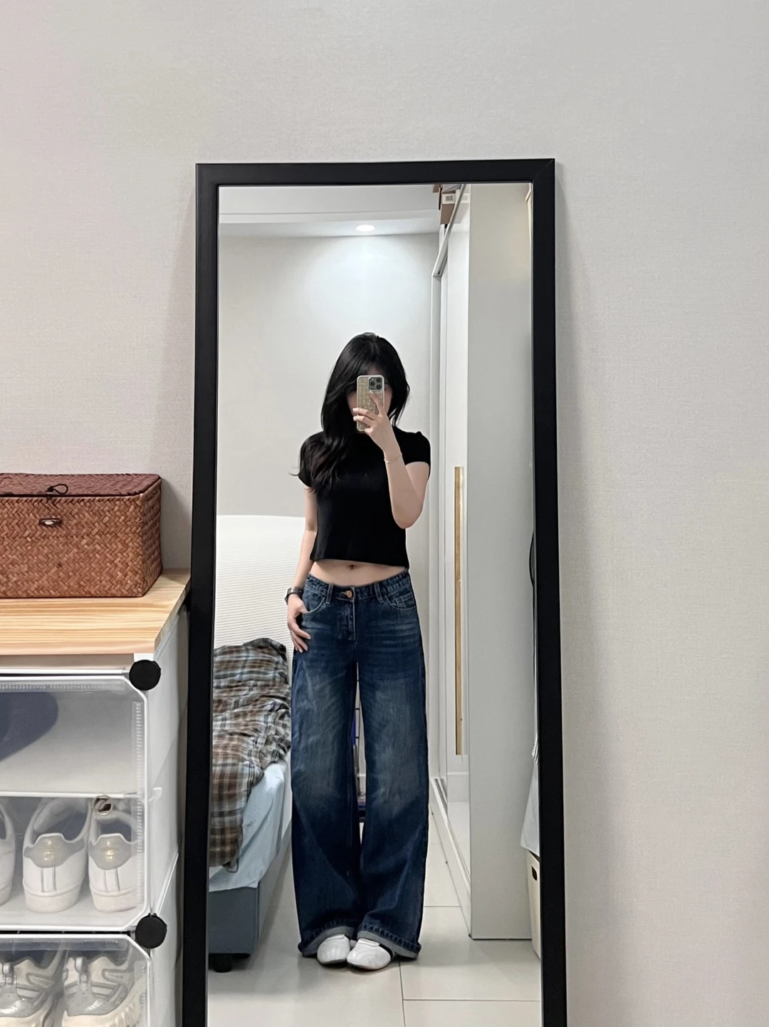 又是一条低腰裤