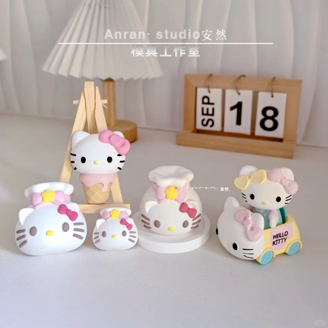 kitty太可爱！【硅胶模具】