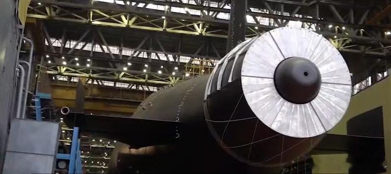 俄罗斯新核潜艇出坞【可搭载“波塞冬”核动力无人潜航器 俄新一艘核潜艇出坞】俄罗斯