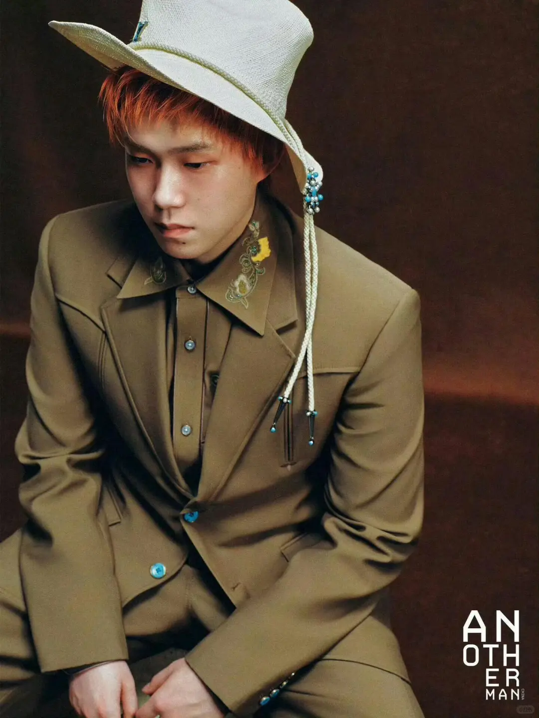 王楚钦脸颊微醺妆！AnotherMan 太懂了！