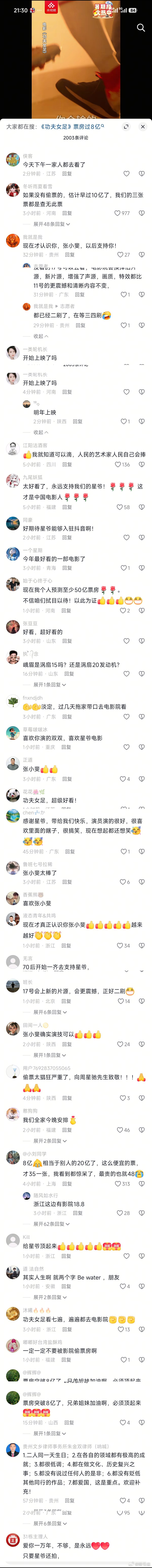 功夫女足票房8亿了，电影好不好看老百姓说了算。电影功夫女足